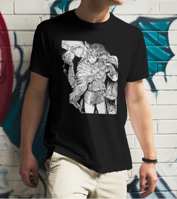 Tasty In Dungeon Anime Knight Fantasy Adventure Scene T-Shirt