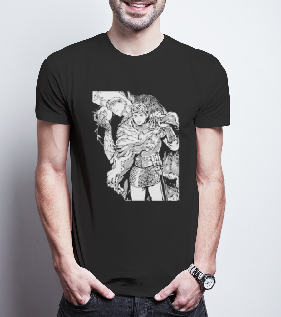 Tasty In Dungeon Anime Knight Fantasy Adventure Scene T-Shirt