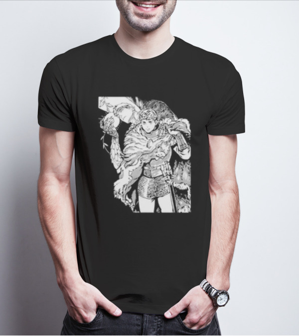 Tasty In Dungeon Anime Knight Fantasy Adventure Scene T-Shirt