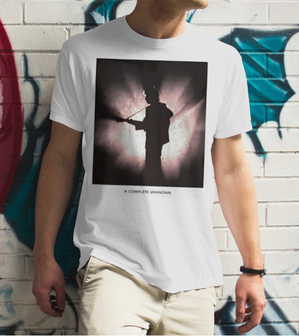A Complete Unknown Retro Silhouette Illuminated Stage Presence T-Shirt