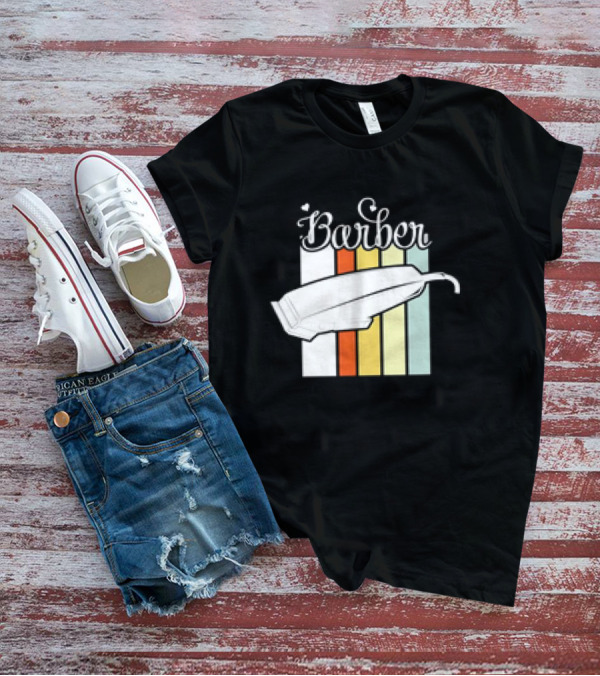 Barber Clippers Retro T-Shirt