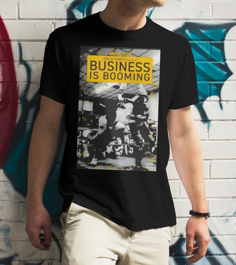 Brick City Business Is Booming Wrestling Action Scene T-Shirt