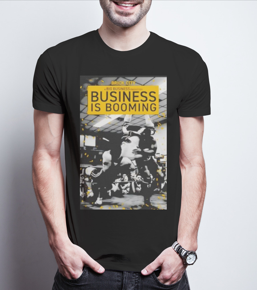 Brick City Business Is Booming Wrestling Action Scene T-Shirt