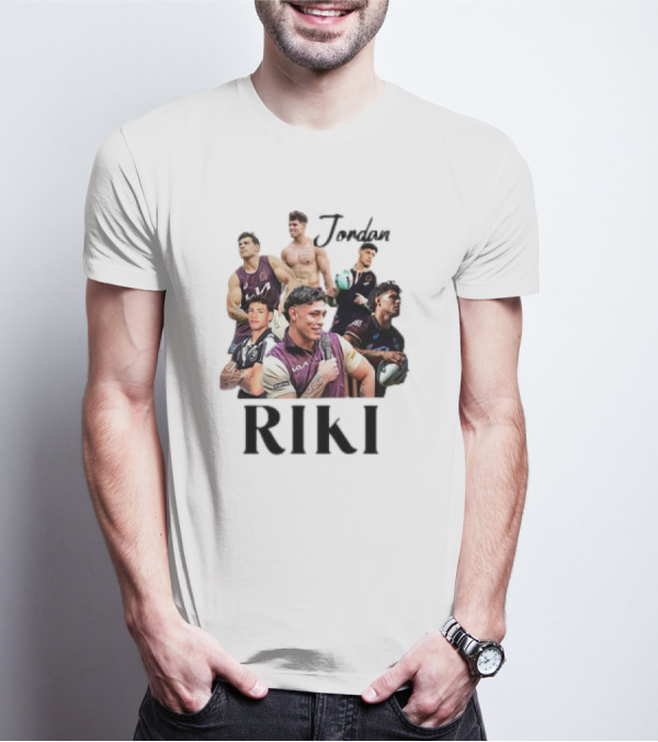 Jordan Riki Collage Football Images T-Shirt
