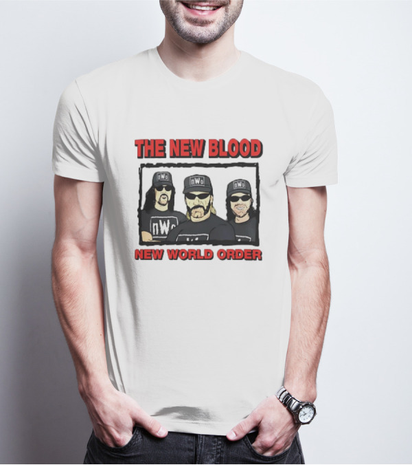 The New Blood NWo New World Order Group Homage T-Shirt