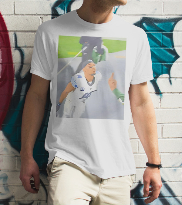 Amon Ra St Brown Number 14 Lions Kiss Meme T-Shirt