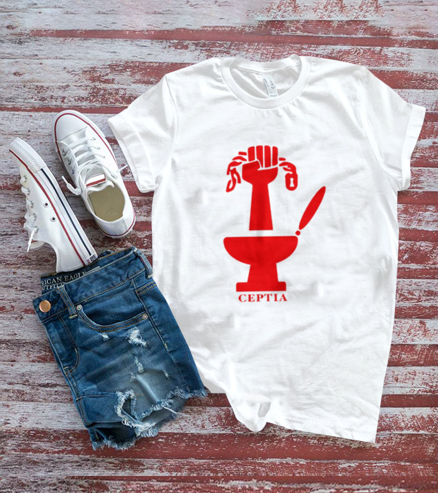 CEPTIA Committee To End Pay Toilets In America Red Fist And Toilet T-Shirt