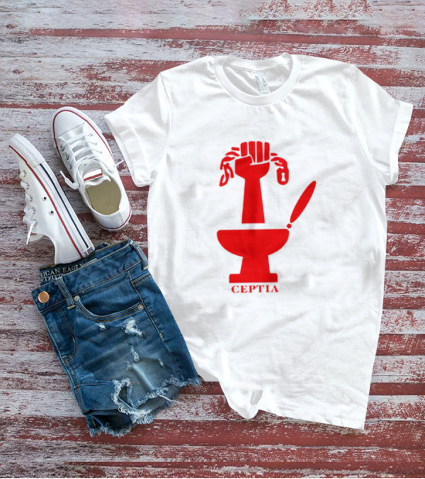 CEPTIA Committee To End Pay Toilets In America Red Fist And Toilet T-Shirt