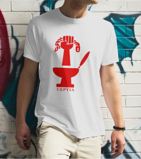 CEPTIA Committee To End Pay Toilets In America Red Fist And Toilet T-Shirt