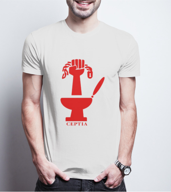 CEPTIA Committee To End Pay Toilets In America Red Fist And Toilet T-Shirt