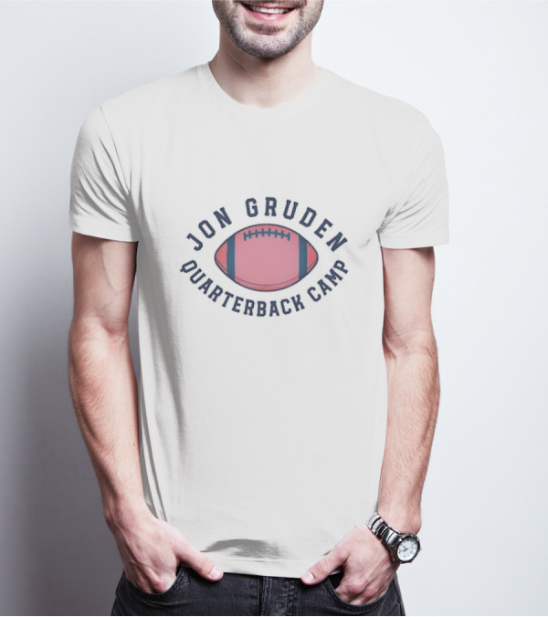 Jon Gruden Quarterback Camp Football T-Shirt