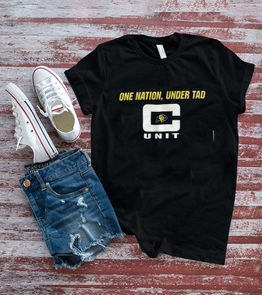 One Nation Under Tad C Unit Colorado Buffaloes T-Shirt