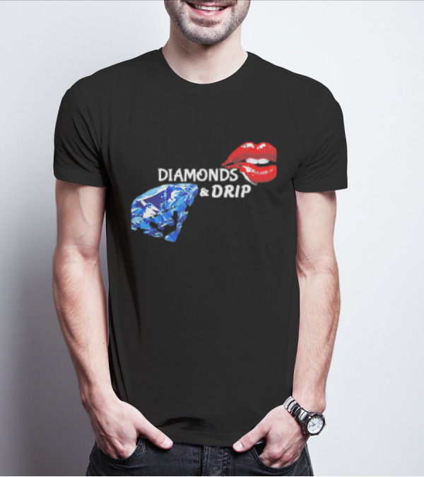 Diamonds And Drip Lips Of Seduction Classic T-Shirt