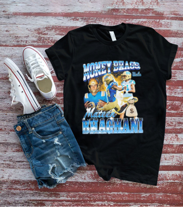 Money Bhags Mateen Bhaghani UCLA Football T-Shirt