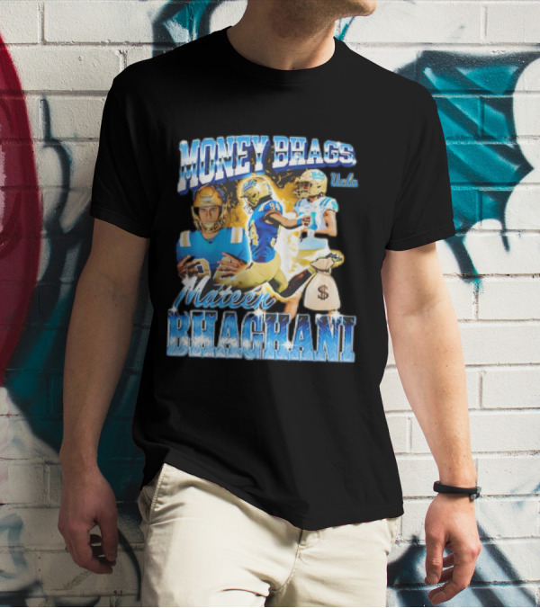Money Bhags Mateen Bhaghani UCLA Football T-Shirt
