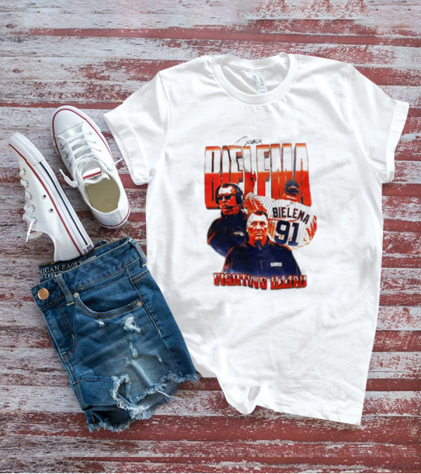 Coach Bielema 91 Fighting Illini T-Shirt