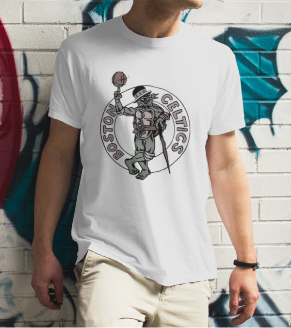 Joe Mazzulla Ninja Turtles Boston Celtics Crossover T-Shirt