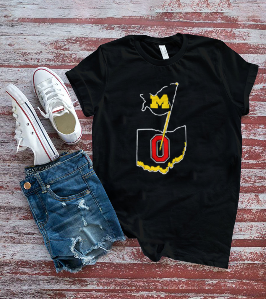 Michigan M Flag Ohio Map O Premium T-Shirt