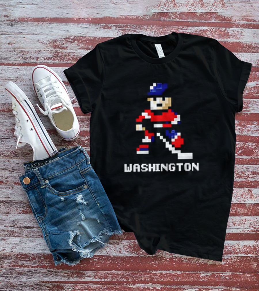 Washington Hockey 8-bit Player T-Shirt
