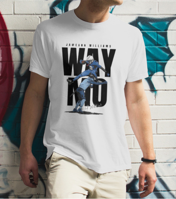 JAMESON WILLIAMS WAY NO HURDLE DETROIT LIONS VINTAGE T-Shirt