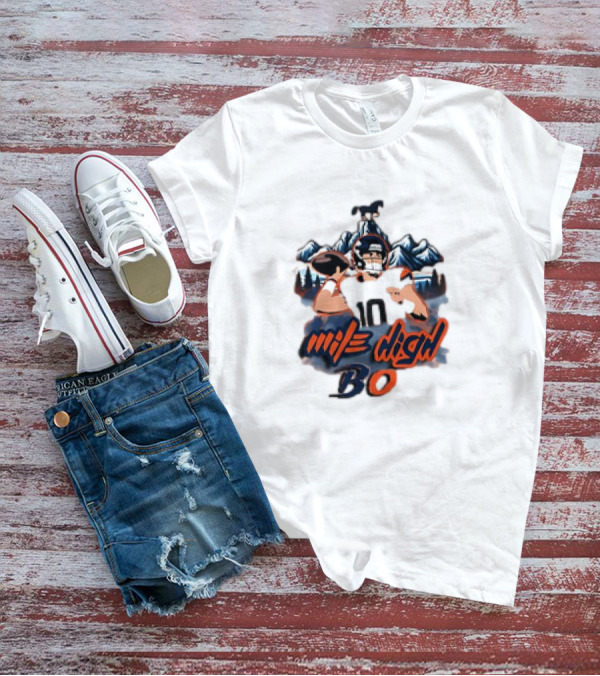 Mile High BO Football Mountains Number 10 T-Shirt
