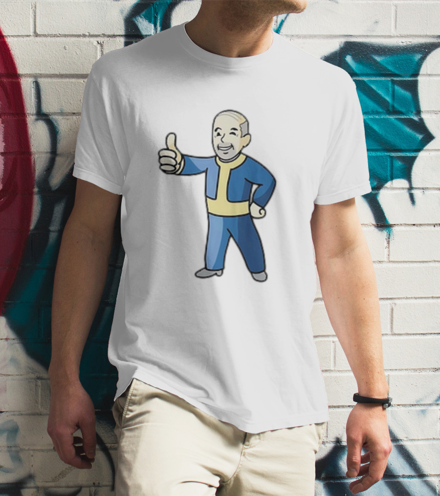 Vault Boy Nate Fallout Cartoons T-Shirt
