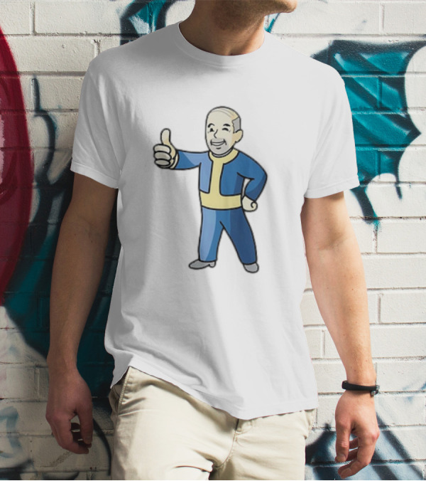 Vault Boy Nate Fallout Cartoons T-Shirt