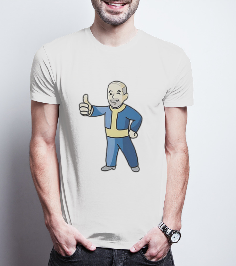 Vault Boy Nate Fallout Cartoons T-Shirt