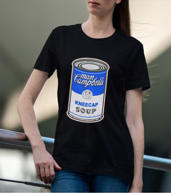 Man Campbell’s Vintage Kneecap Soup Can T-Shirt