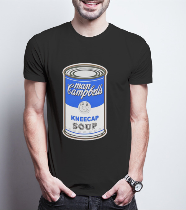 Man Campbell’s Vintage Kneecap Soup Can T-Shirt