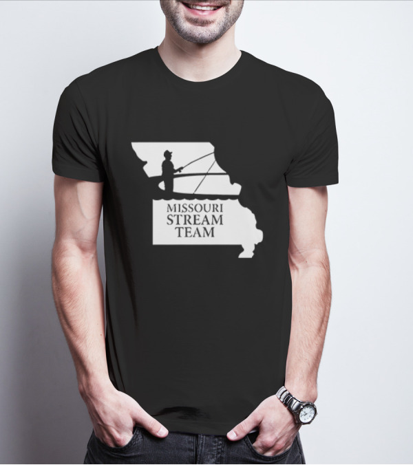 Missouri Stream Team Fishing In State T-Shirt