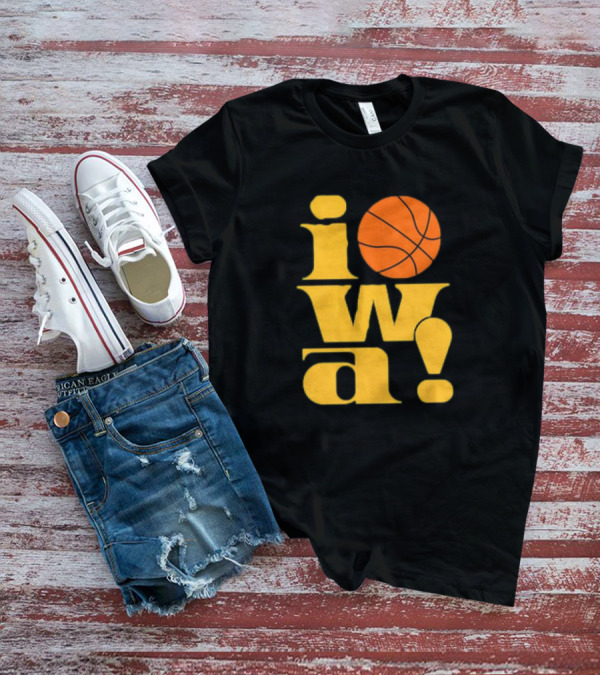 Old School Iowa Vintage Basketball T-Shirt