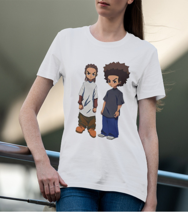 The Boondocks Huey And Riley Duo T-Shirt