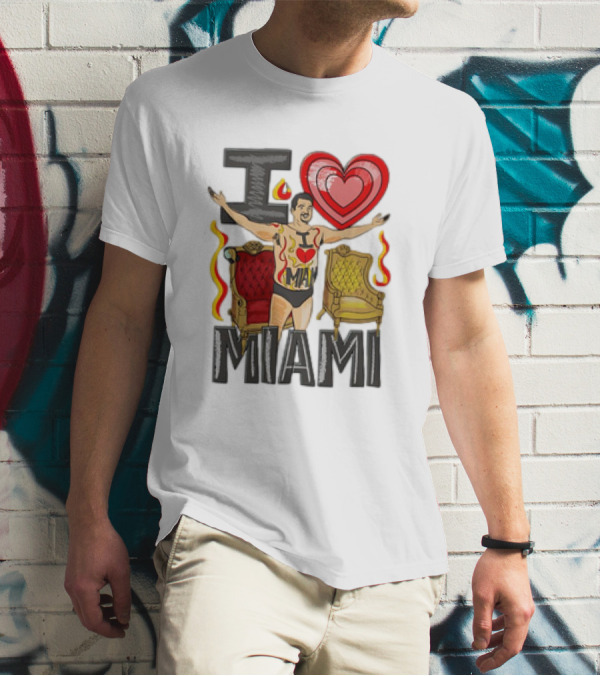 Dan Speedo I Love Miami The Dan LeBatard Show T-Shirt