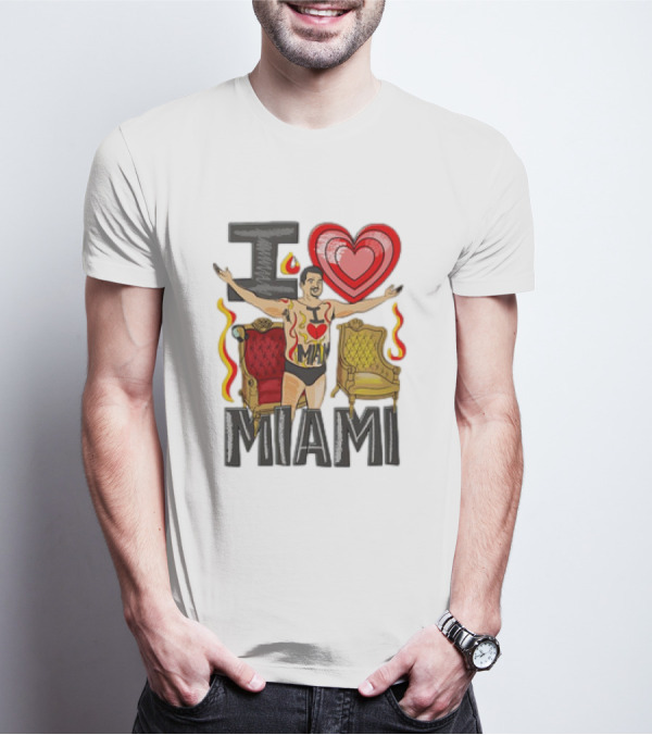 Dan Speedo I Love Miami The Dan LeBatard Show T-Shirt