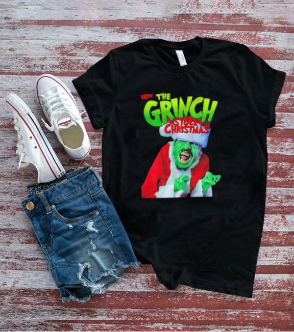 Walter White How The Grinch Stole Christmas Mashup Character T-Shirt