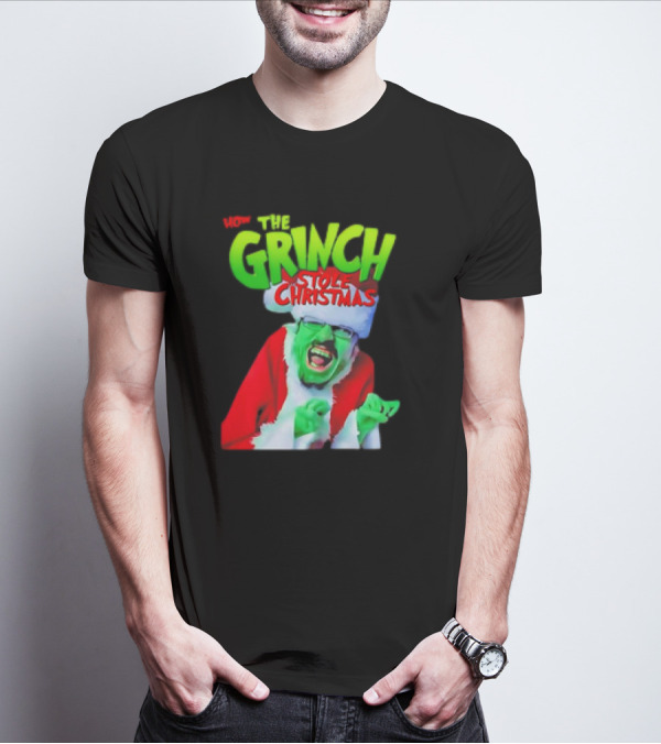 Walter White How The Grinch Stole Christmas Mashup Character T-Shirt