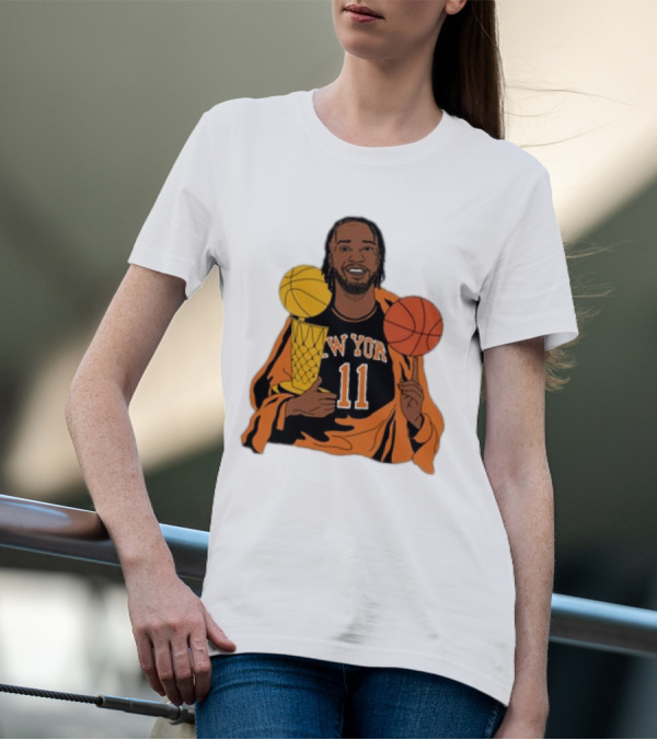 New York 11 Big Knick Energy Brunshym Basketball Trophy T-Shirt