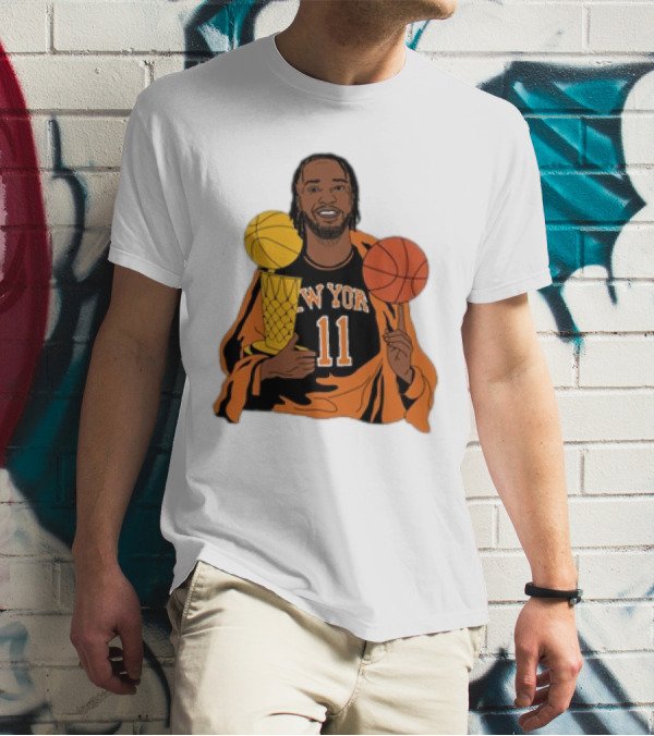 New York 11 Big Knick Energy Brunshym Basketball Trophy T-Shirt