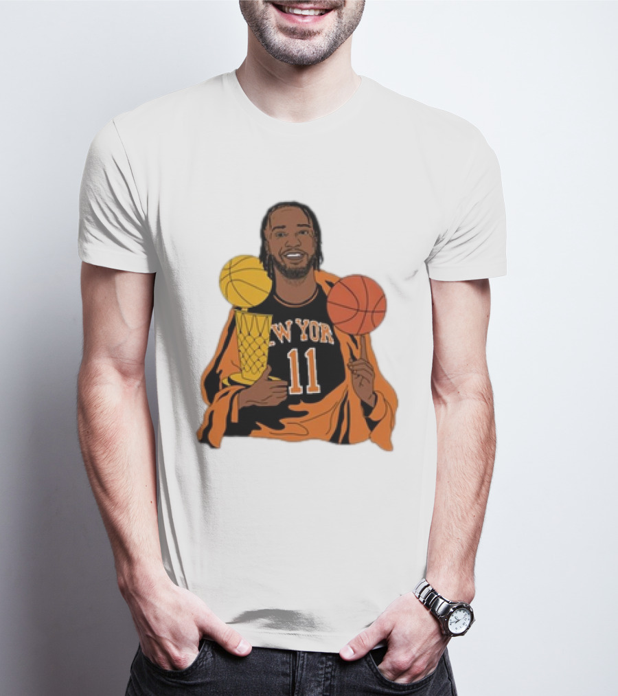 New York 11 Big Knick Energy Brunshym Basketball Trophy T-Shirt