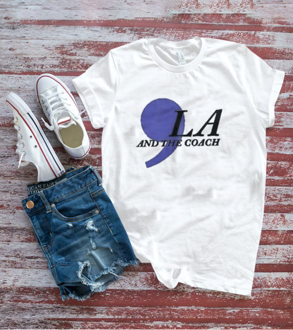 Comma LA And The Coach Retro Style Purple T-Shirt