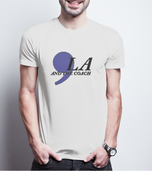 Comma LA And The Coach Retro Style Purple T-Shirt
