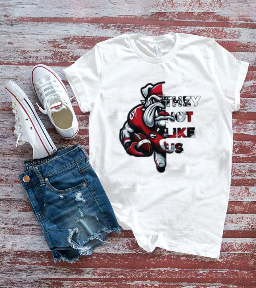 Georgia Bulldogs They Not Like Us T-Shirt