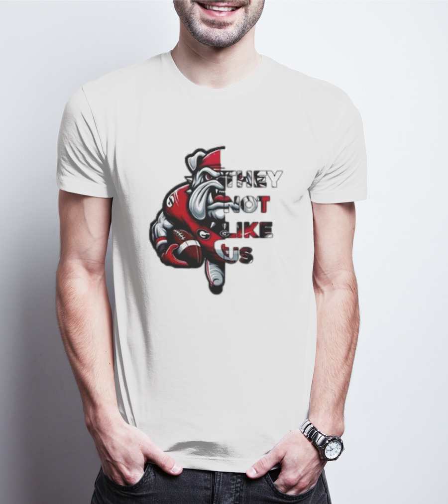 Georgia Bulldogs They Not Like Us T-Shirt