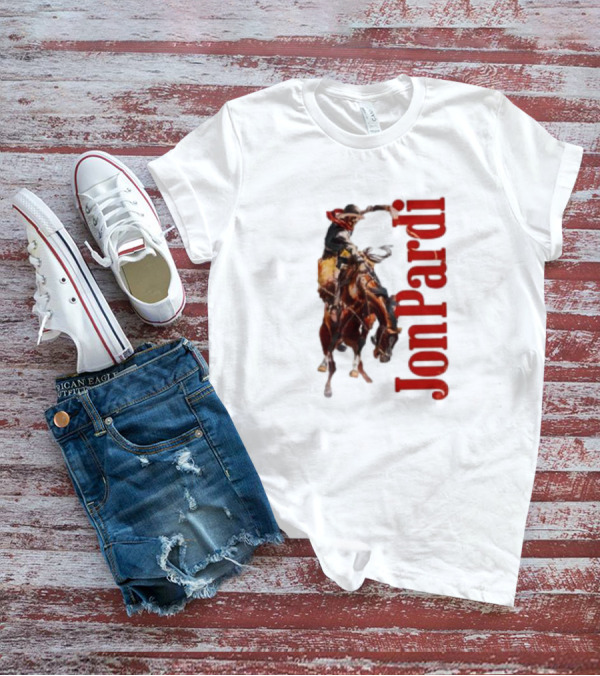 Jon Pardi Cowboy Riding Bronco Wild West T-Shirt