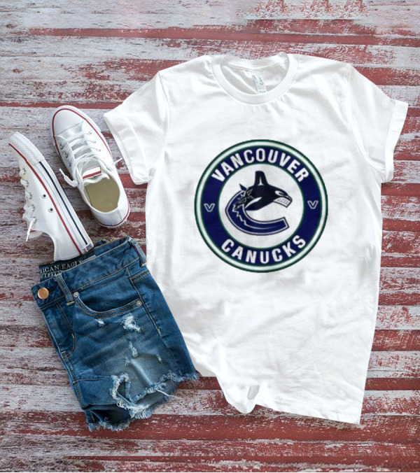 Vancouver Canucks Round Blue Orca T-Shirt