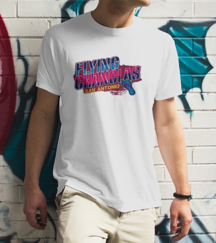Flying Chanclas San Antonio Pink San Antonio Missions T-Shirt