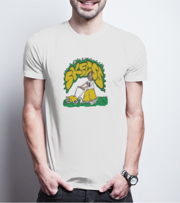Skegss Lawn Mower Cartoon Graphic Classic T-Shirt
