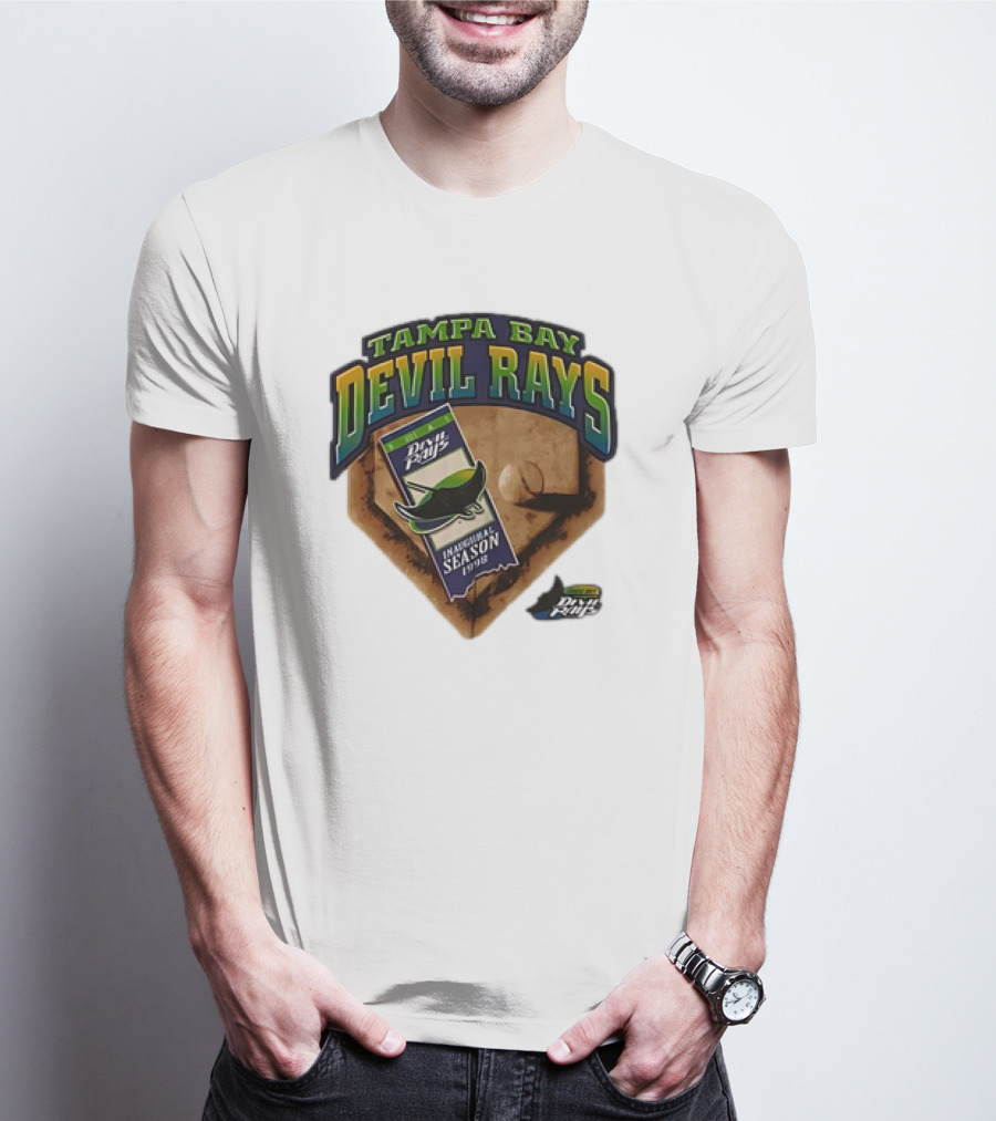 Tampa Bay Devil Rays Inaugural Season 1998 Vintage Major League Baseball Debut T-Shirt