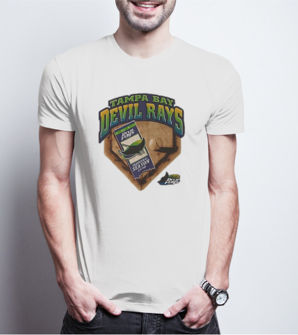 Tampa Bay Devil Rays Inaugural Season 1998 Vintage Major League Baseball Debut T-Shirt